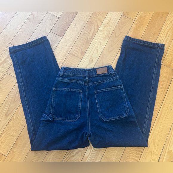 Twik Classic Dark Blue Wide Leg Jeans - Picture 2 of 9